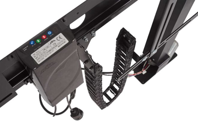 Cable guide in K-Premium type TV lift - Sabaj System