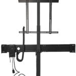Fully extended motorised TV lift from K-premium series - Sabaj System