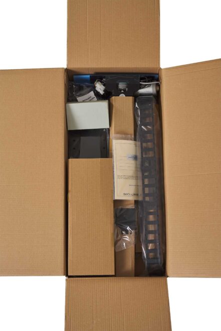 Box with motorised RF steered TV lift from K-Premium series - Sabaj System