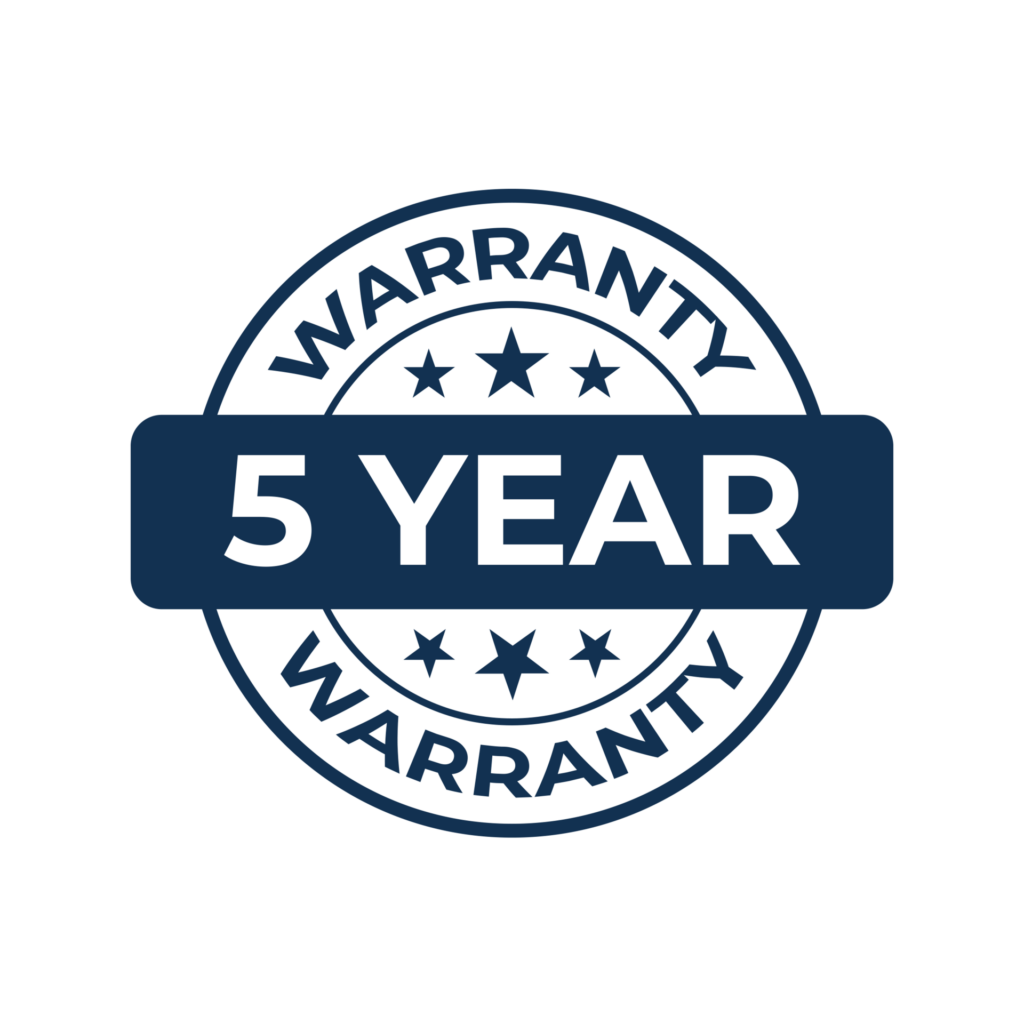 5 year warranty free png