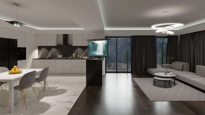 RotoLift room space visualization 2 sabaj system