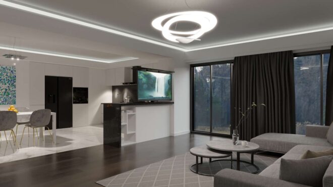 RotoLift room space visualization 3 sabaj system