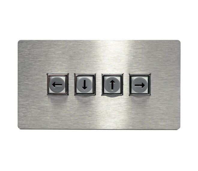 Panel with 4 directional buttons for Sabaj lifts, full-width view of the panel