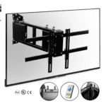 Sabaj's OTW L electric swivel wall mount for 20 75 inch TVs, premium motorized TV mount swivel up to 120 degrees, max. 35 kg, VESA up to 400x600