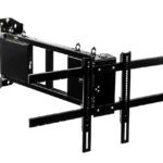 Wall mount for TV with electric rotation and wireless control max. 75 I 35 kg ir OPEN L Sabaj Front system with visible holder tilt