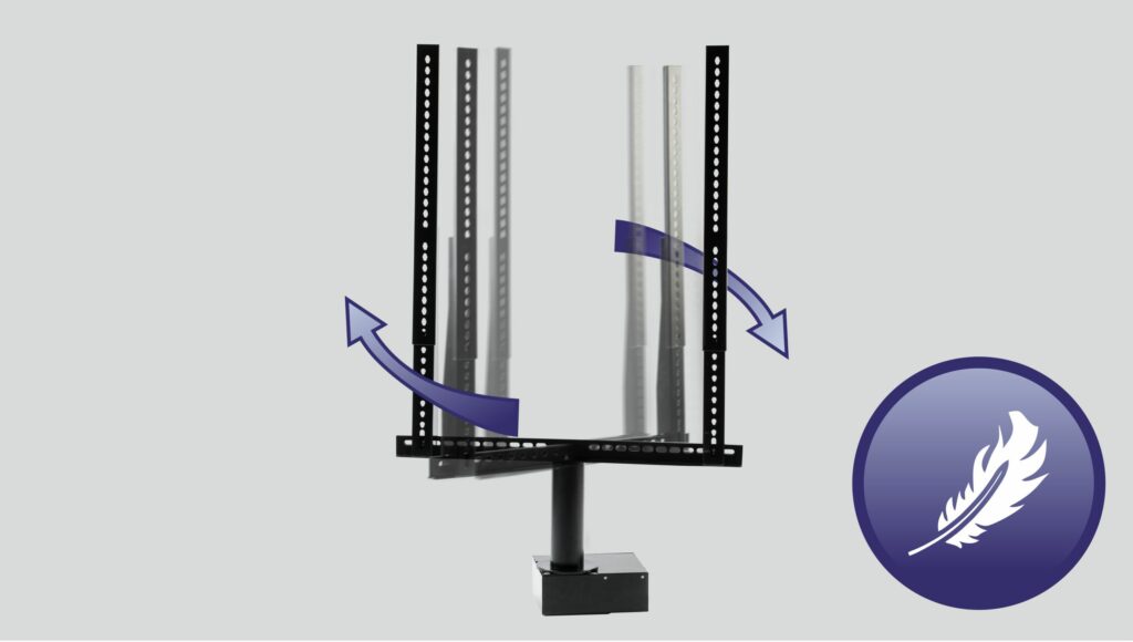 rotating tv stand