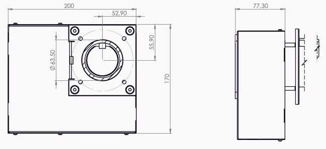 rotating tv stand demensions