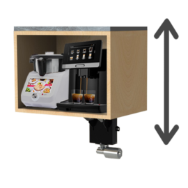 Zabezpieczone: KITLIFT-450 Appliance Lift 450 mm Electric Extendable
